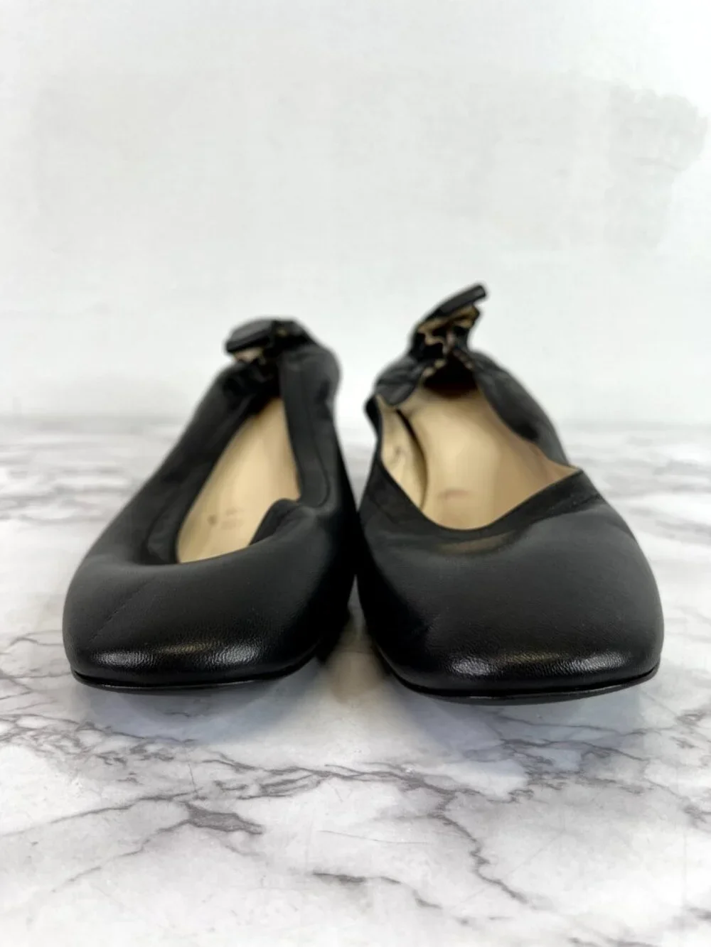 Everlane Women's Black The Italian Leather Day Heel Sz 5.5